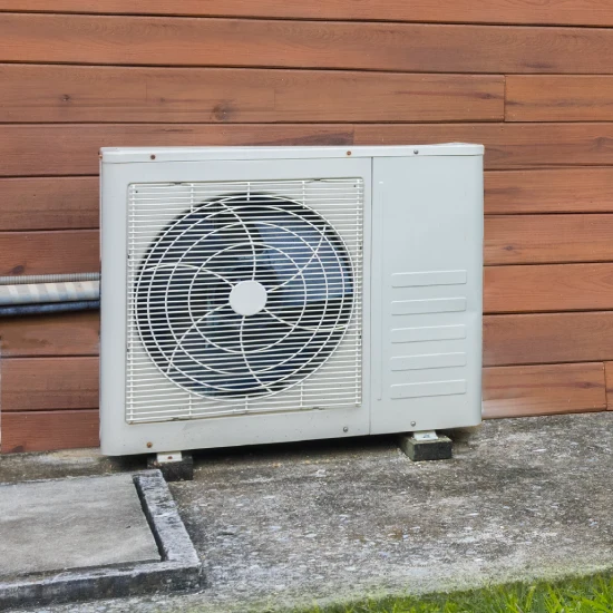 photo of ductless unit outside