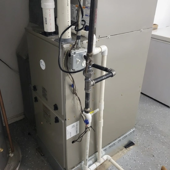 photo of newly installed furnace